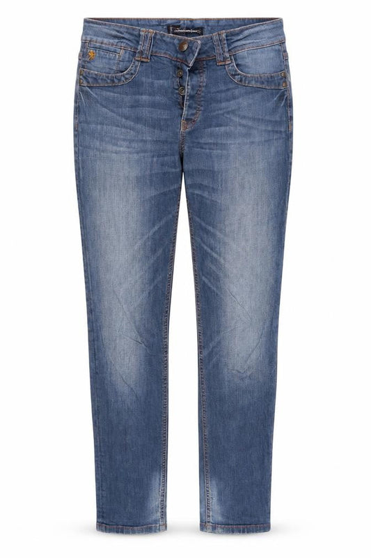pre worn Womens Blue   Straight Jeans Size M L32 in