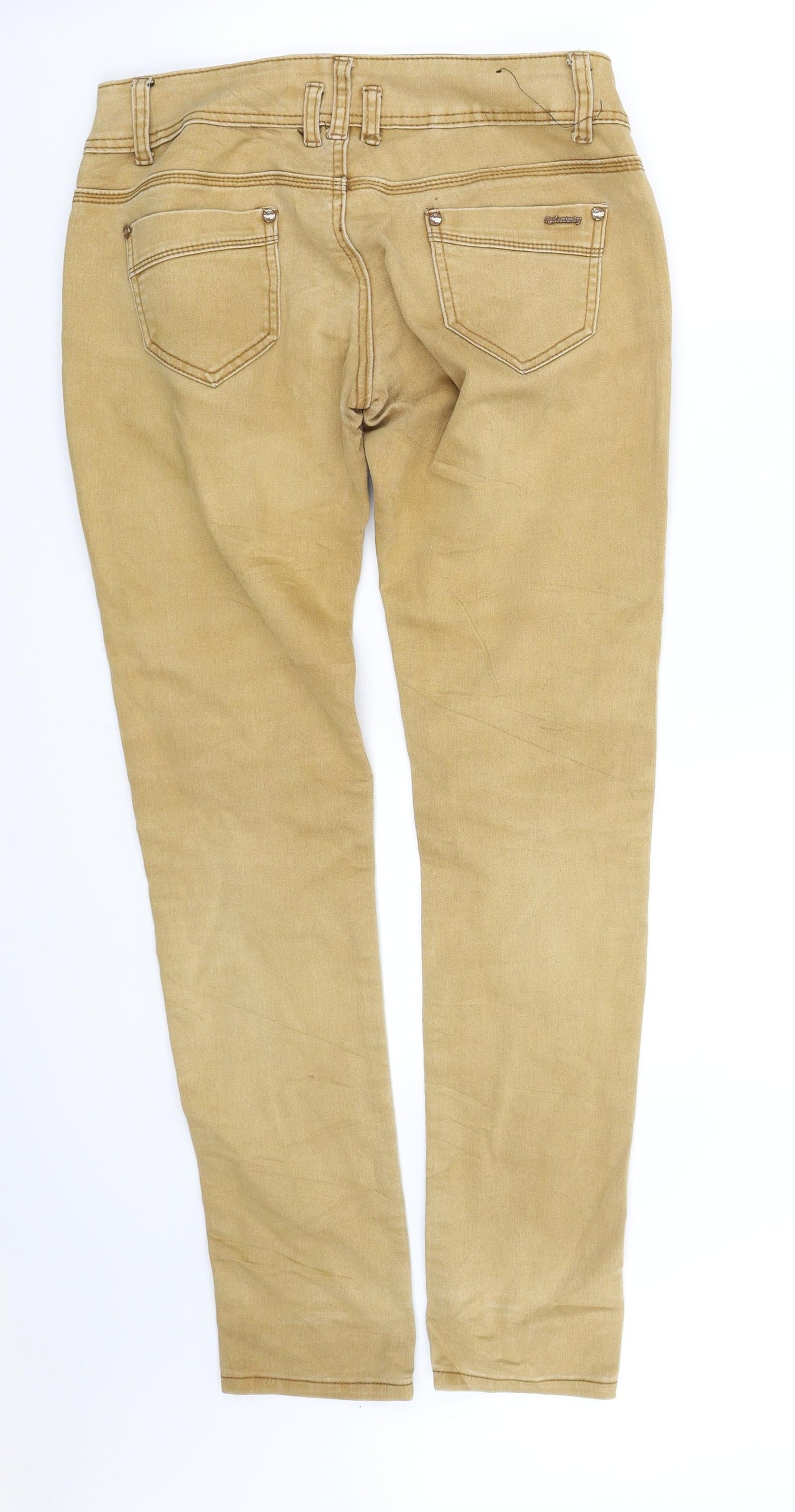 pre worn Womens Beige   Straight Jeans Size L L33 in