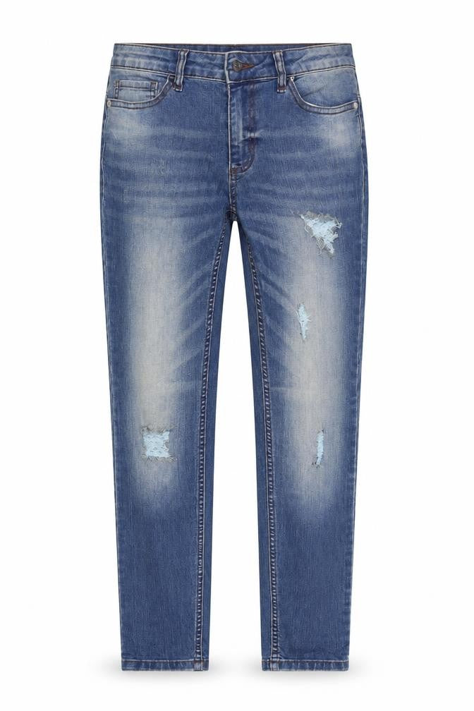 Jaqueline deYong Womens Blue   Straight Jeans Size M L32 in