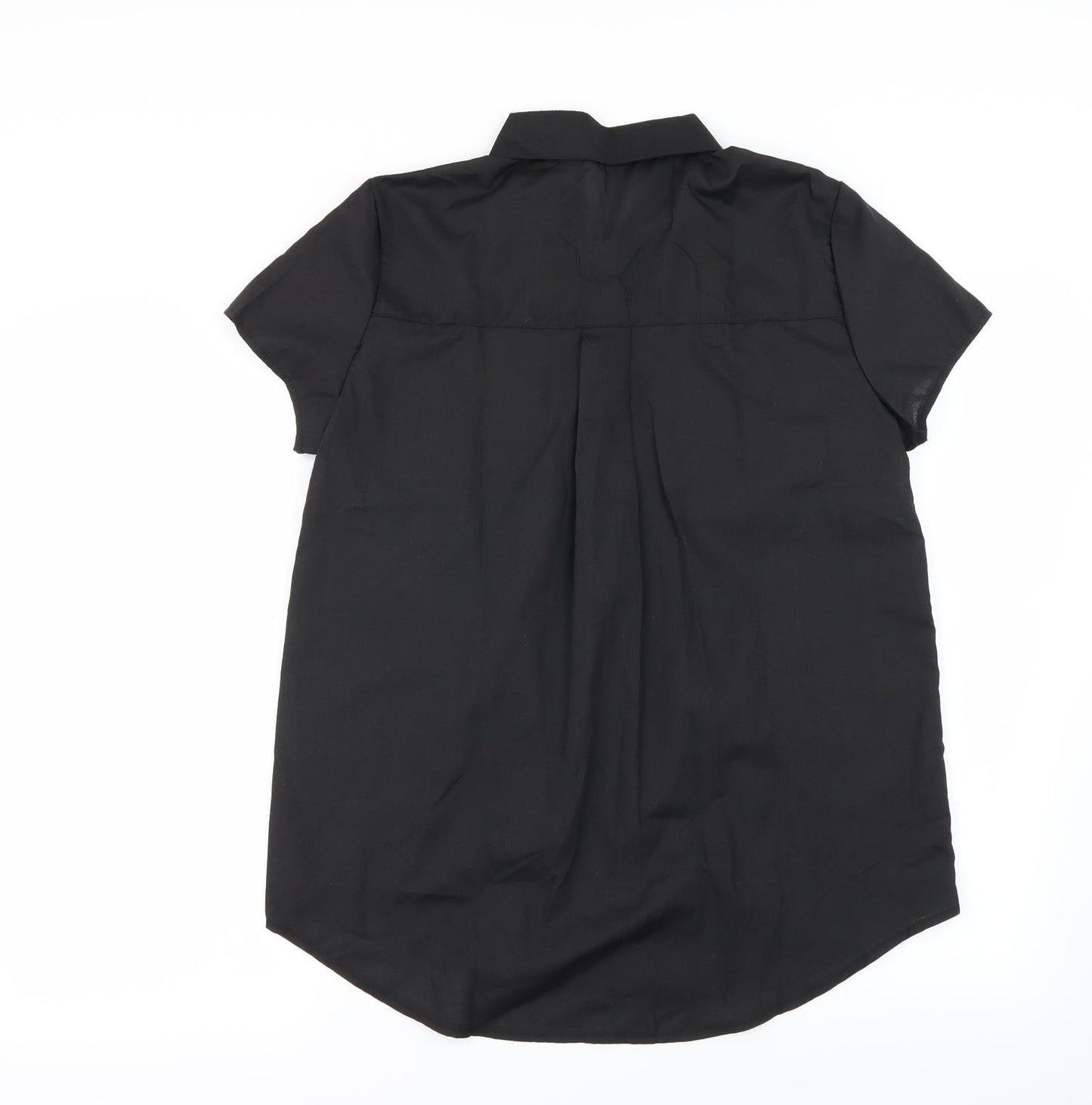 Preworn Womens Black   Basic Button-Up Size M