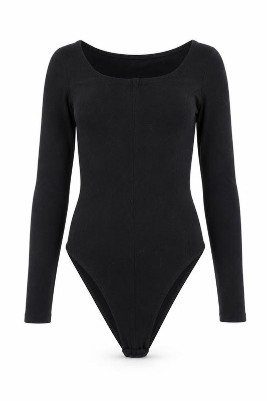 Front view of New Look women’s black jumpsuit one-piece, size UK 8
