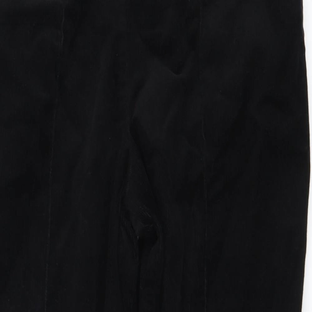 Preworn Womens Black   Trousers  Size 28 in L24 in