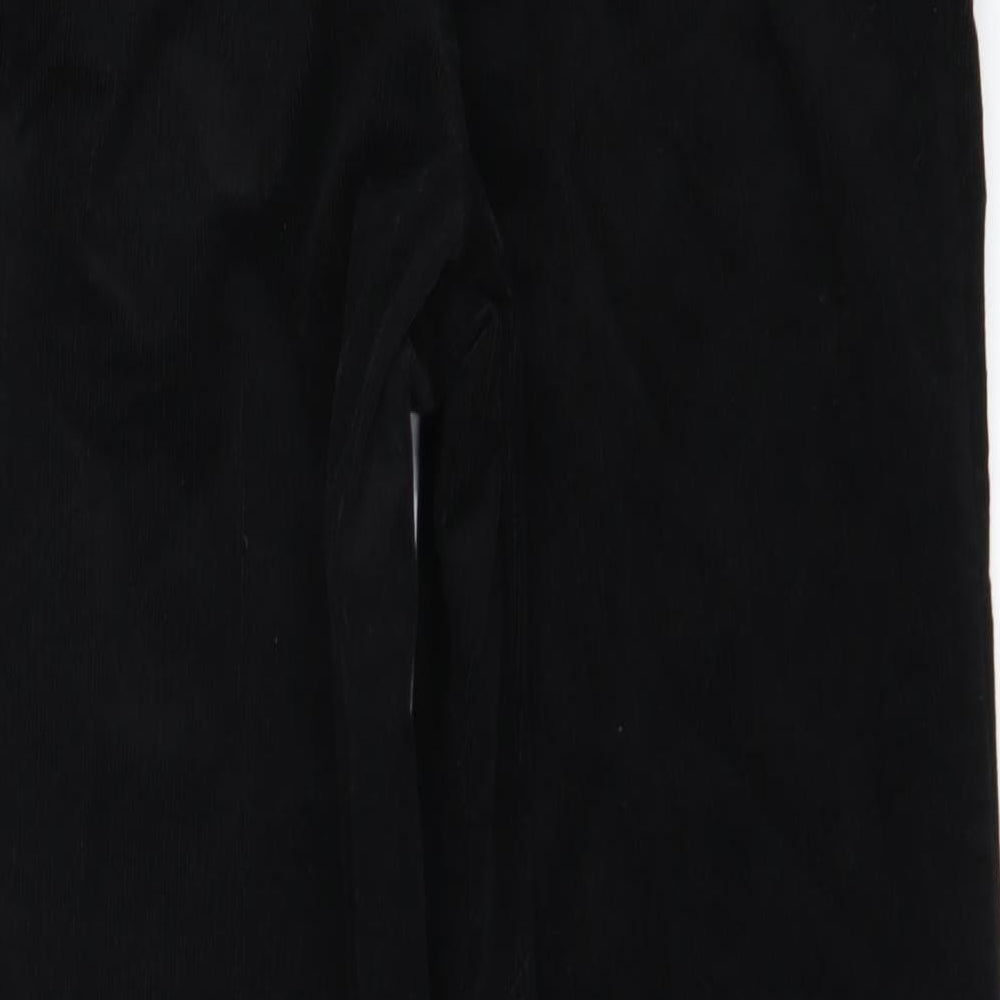 Preworn Womens Black   Trousers  Size 28 in L24 in