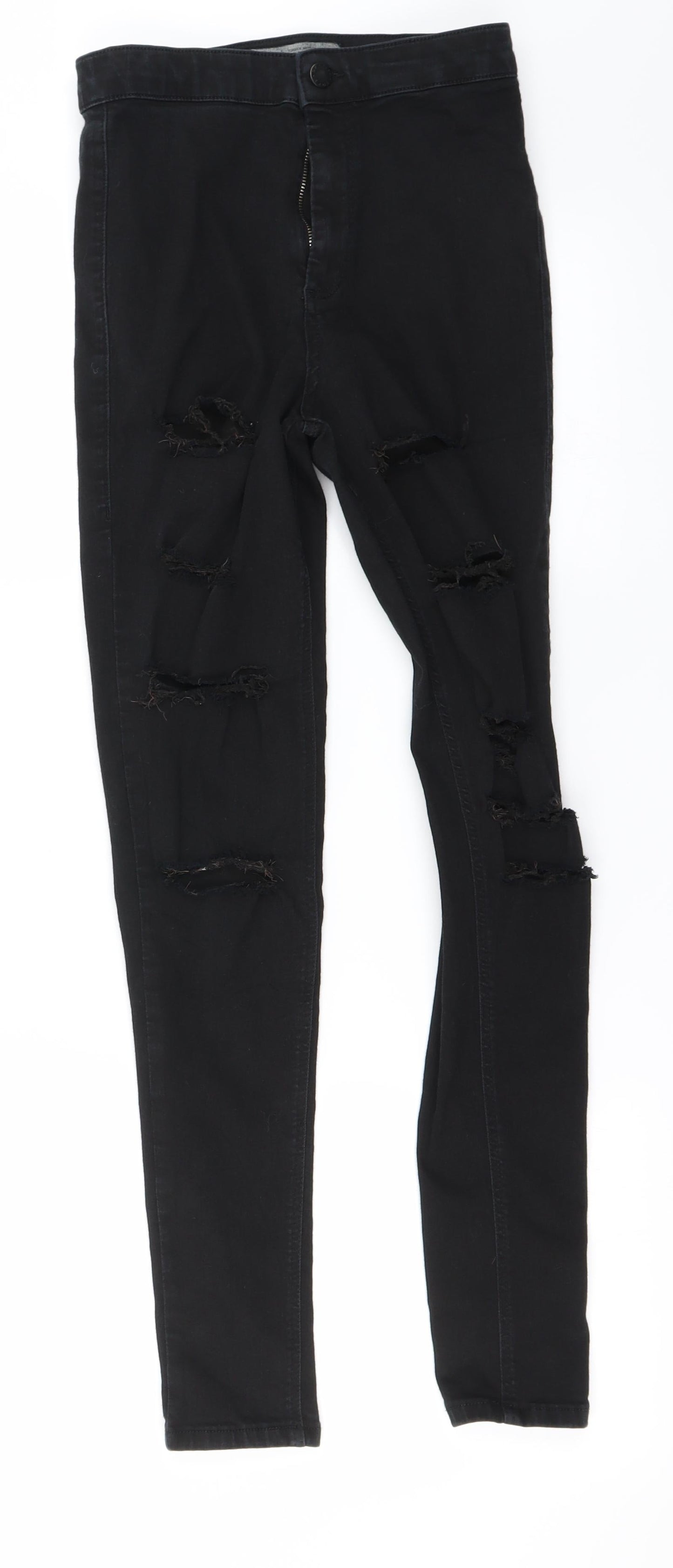 Topshop Mens Black   Skinny Jeans Size 28 in L24 in