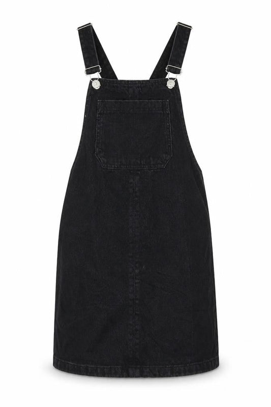 Front view of Topshop women’s black jumpsuit one-piece, size UK 4