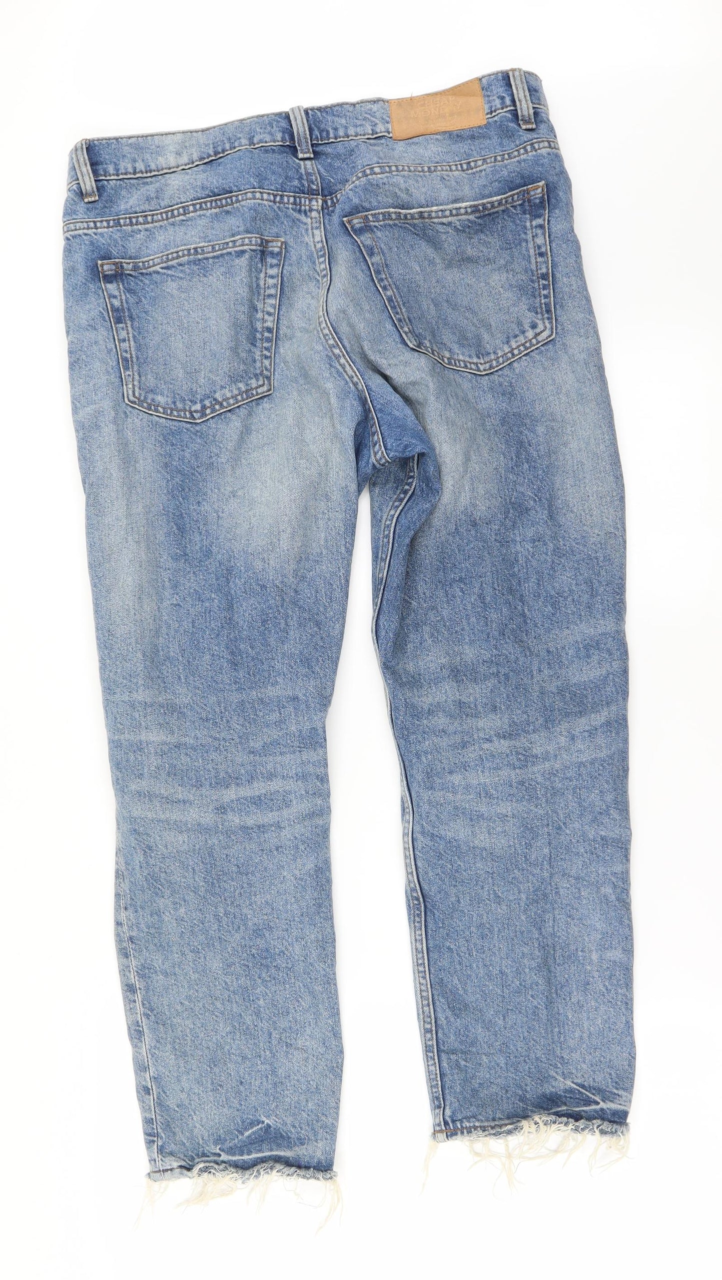 Preworn Womens Blue   Straight Jeans Size 32 in L23 in