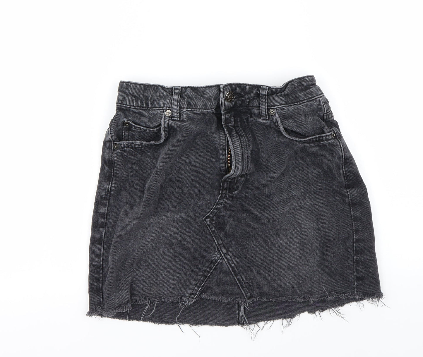Preworn Womens Black   A-Line Skirt Size 23 in