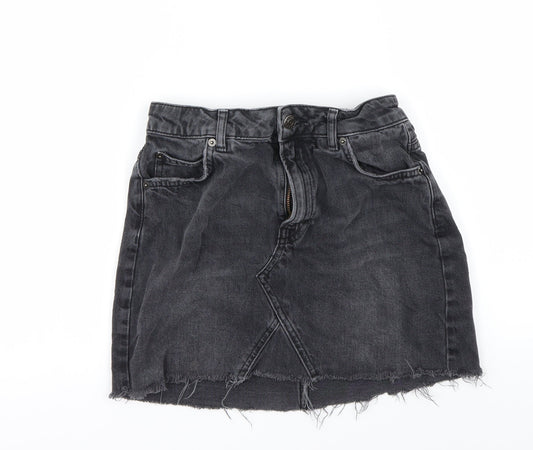 Preworn Womens Black   A-Line Skirt Size 23 in