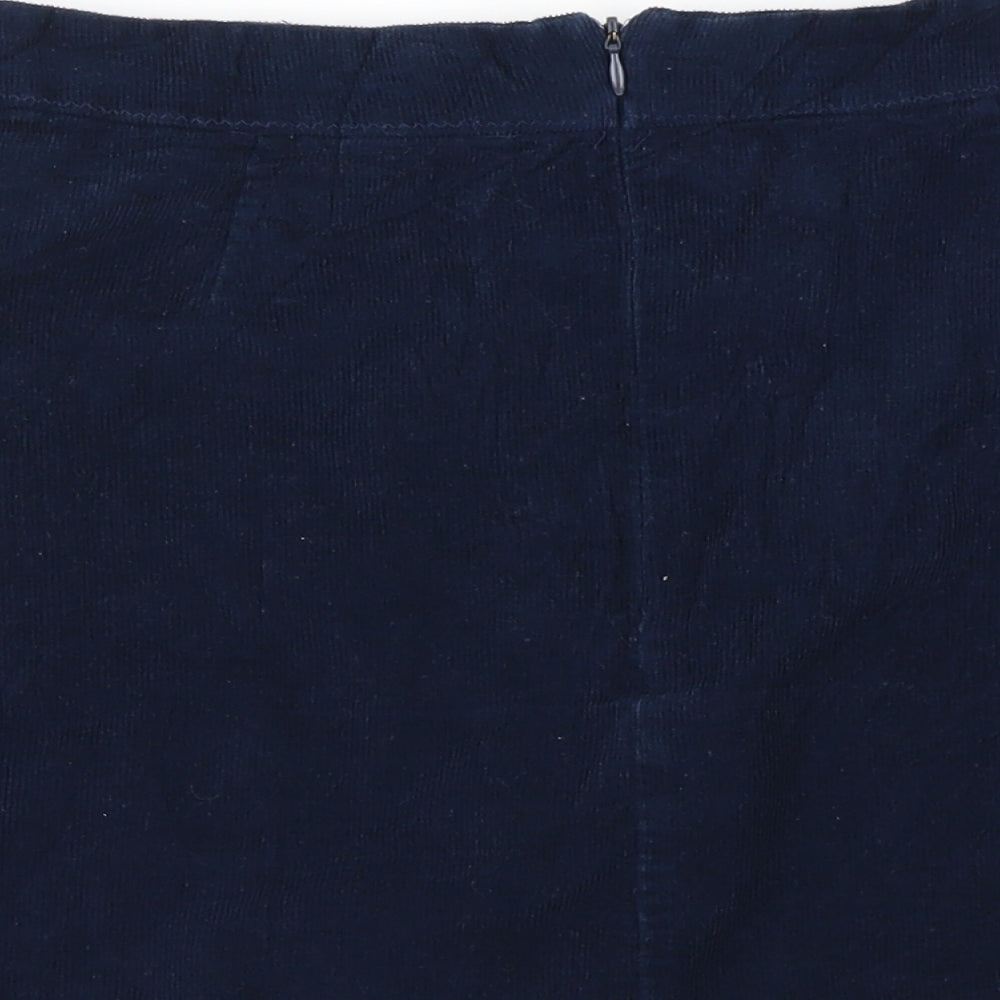 Preworn Womens Blue   A-Line Skirt Size M