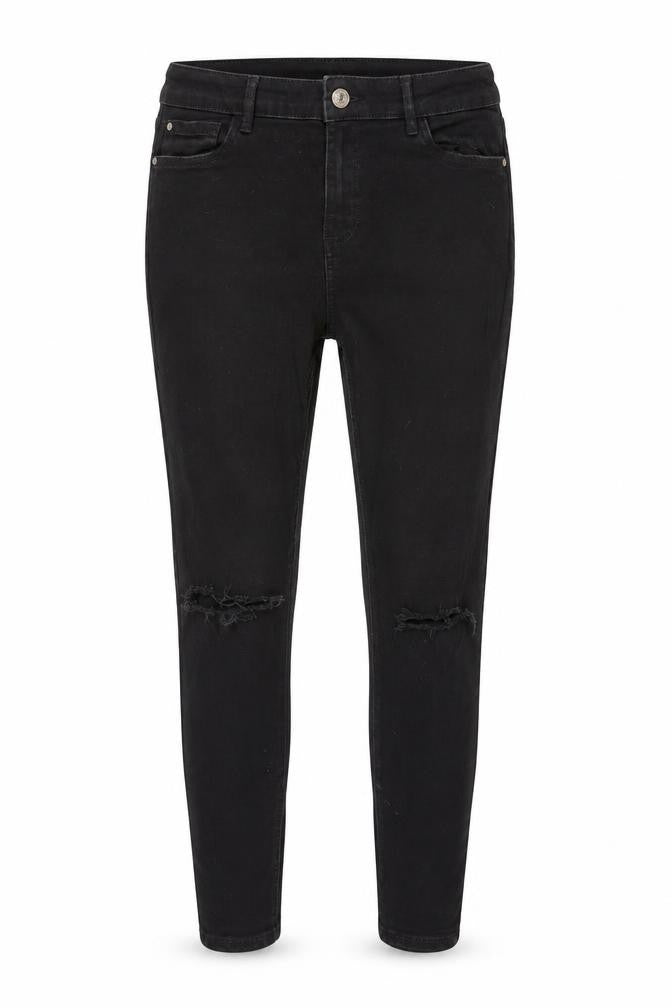 Denim 365 Womens Black  Denim Skinny Jeans Size 12 L24 in