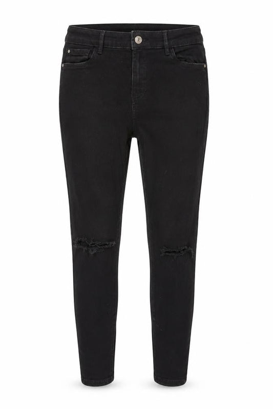 Denim 365 Womens Black  Denim Skinny Jeans Size 12 L24 in