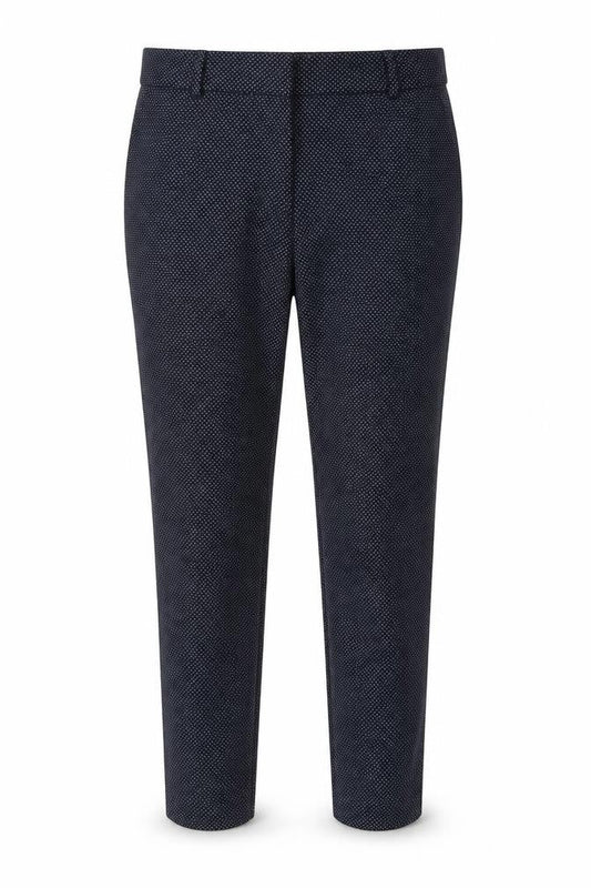 Zara Womens Blue Polka Dot  Trousers  Size 10 L25 in