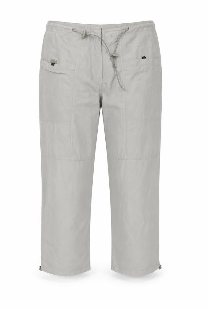 Madonna Womens Green   Cropped Trousers Size XL L25 in
