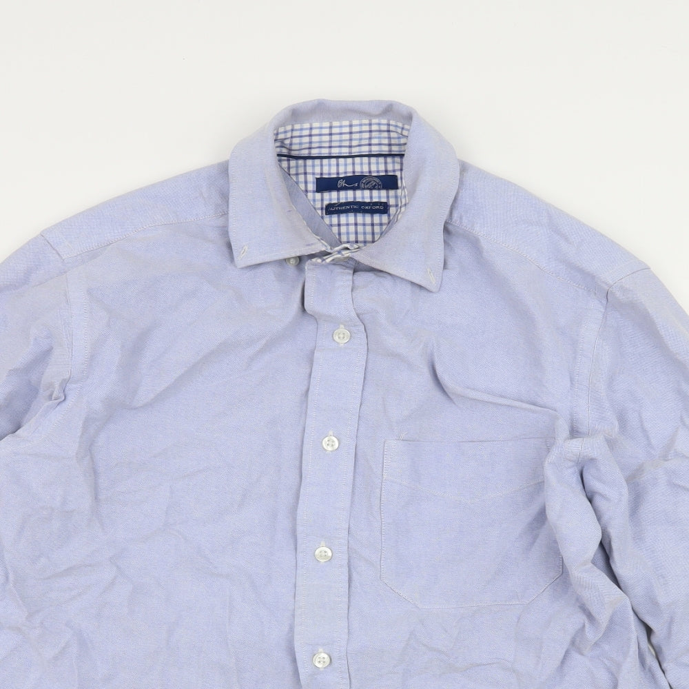 BHS Mens Blue    Button-Up Size S