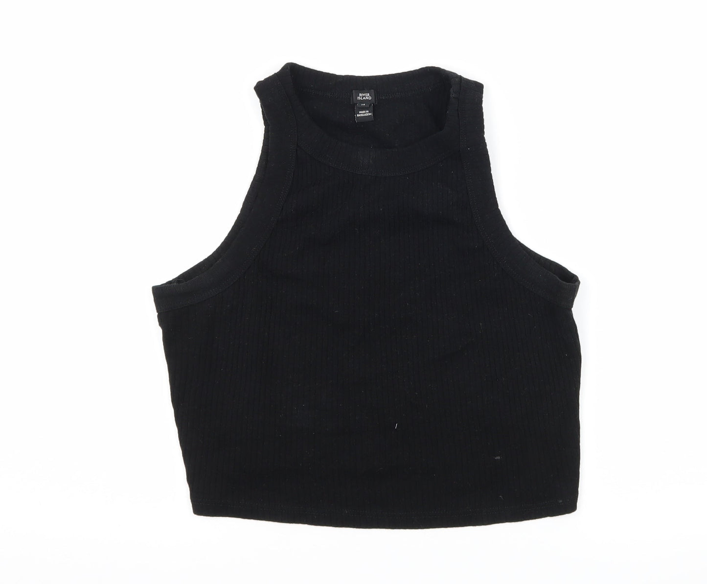River Island Womens Black  Jersey Basic Tank Size 14