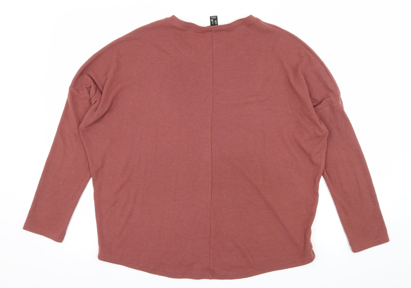 New Look Womens Brown  Knit Pullover Jumper Size 8