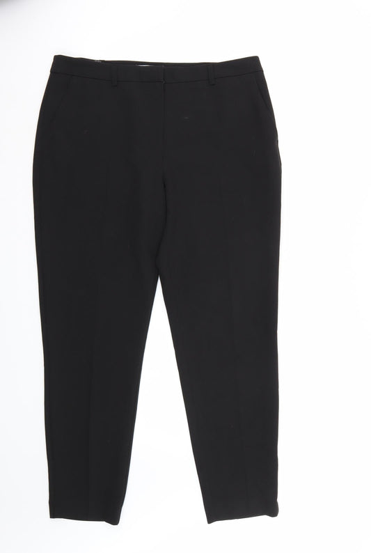 Dorothy Perkins Womens Black   Carrot Trousers Size 12 L28 in