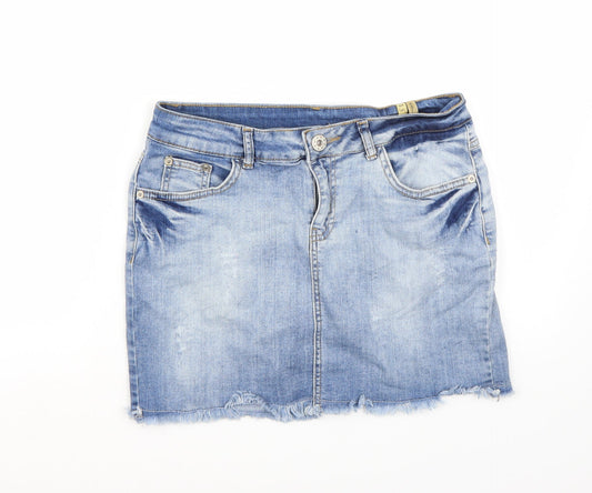 Select Womens Blue   A-Line Skirt Size 12