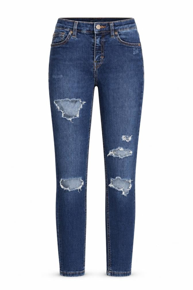 Topshop Womens Blue   Skinny Jeans Size 25 L27 in