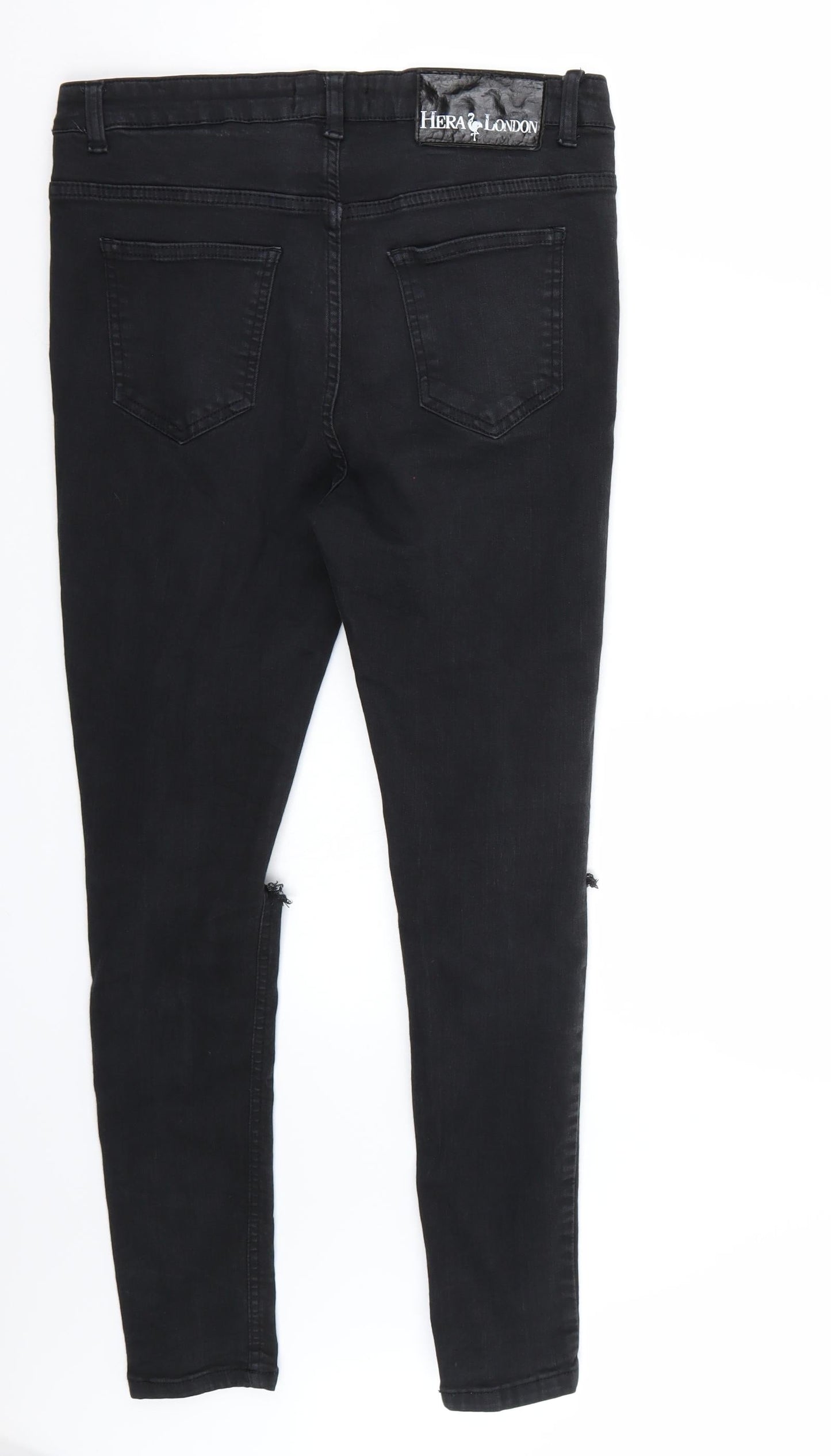 Hera London Womens Blue   Skinny Jeans Size 32 L32 in - v