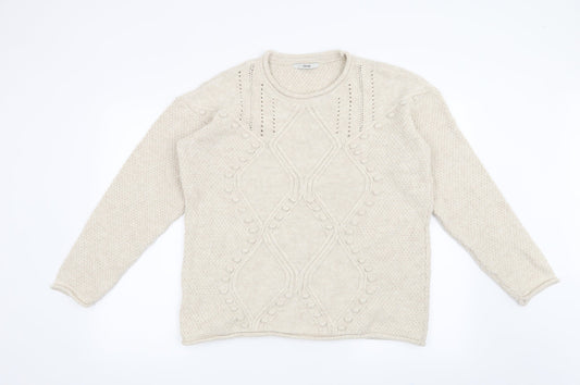 George Womens Beige   Pullover Jumper Size 12