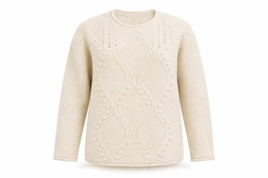 Front view of George women’s beige jumper, size UK 12
