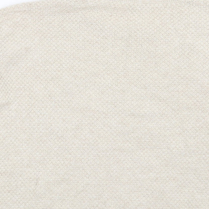 Brand and care label for George women’s beige jumper, size UK 12