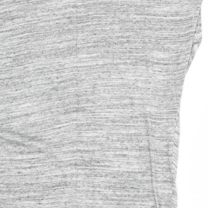 Brand and care label for Next women’s grey cardigan jumper, size UK 8