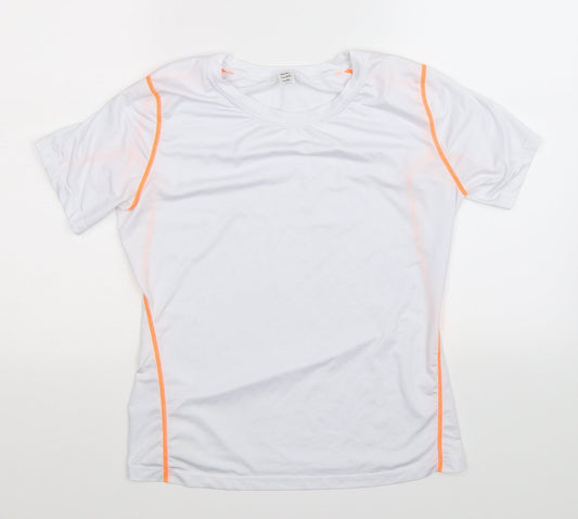 Preworn Womens White   Jersey T-Shirt Size XL