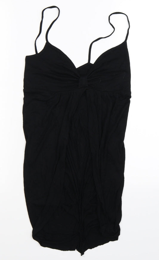Topshop Womens Black   Basic Tank Size 10
