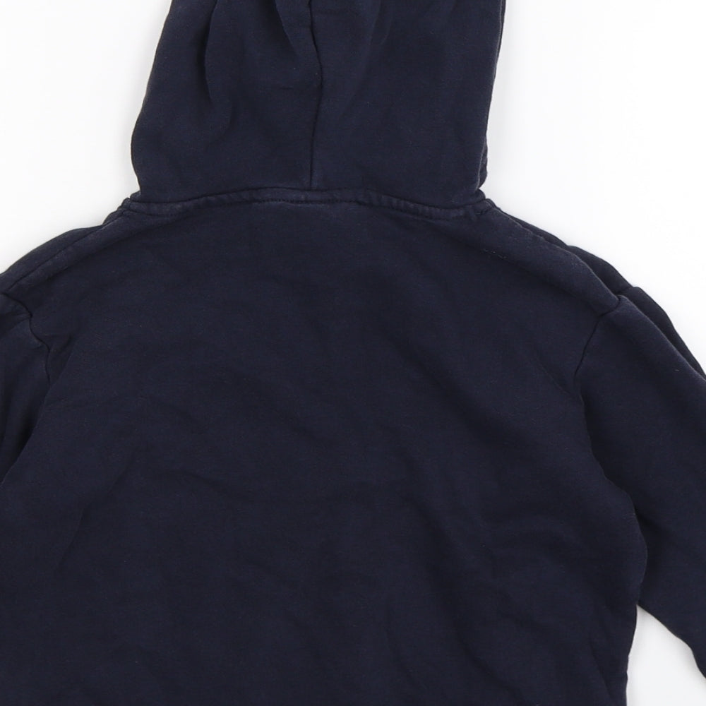 H&M Boys Blue   Pullover Hoodie Size 5 Years