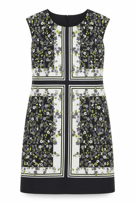 Great Plains Womens Grey Floral  A-Line  Size XS