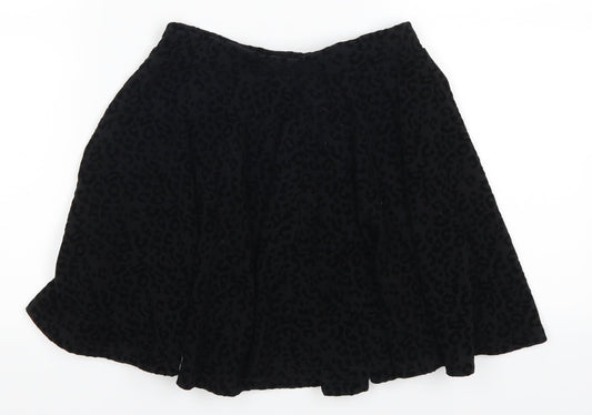 i love me Girls Black   A-Line Skirt Size 8-9 Years
