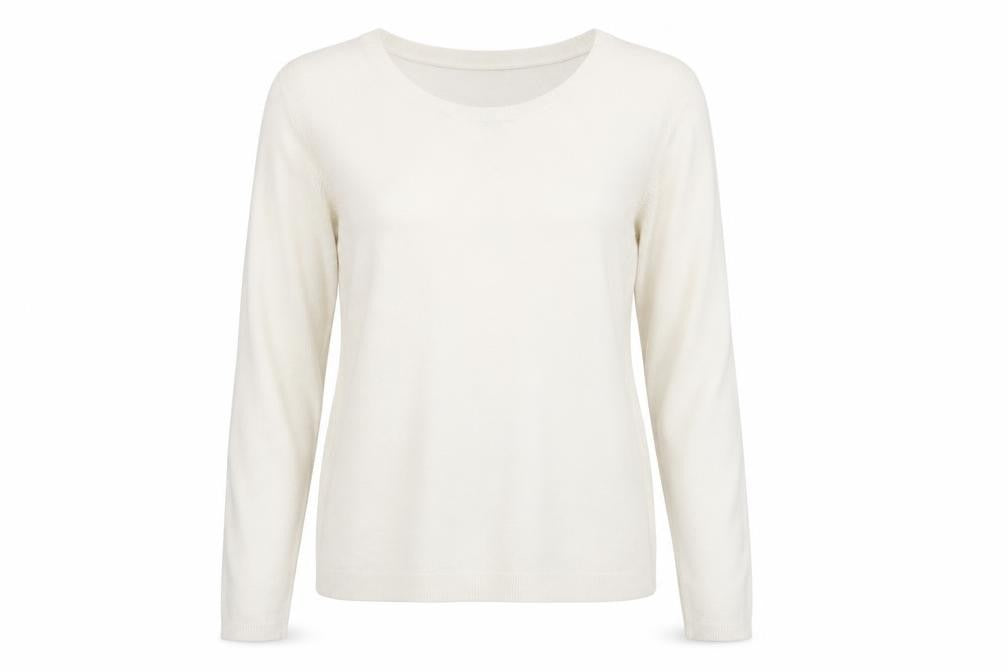 Marks & Spencer Womens Ivory   Pullover Jumper Size 12