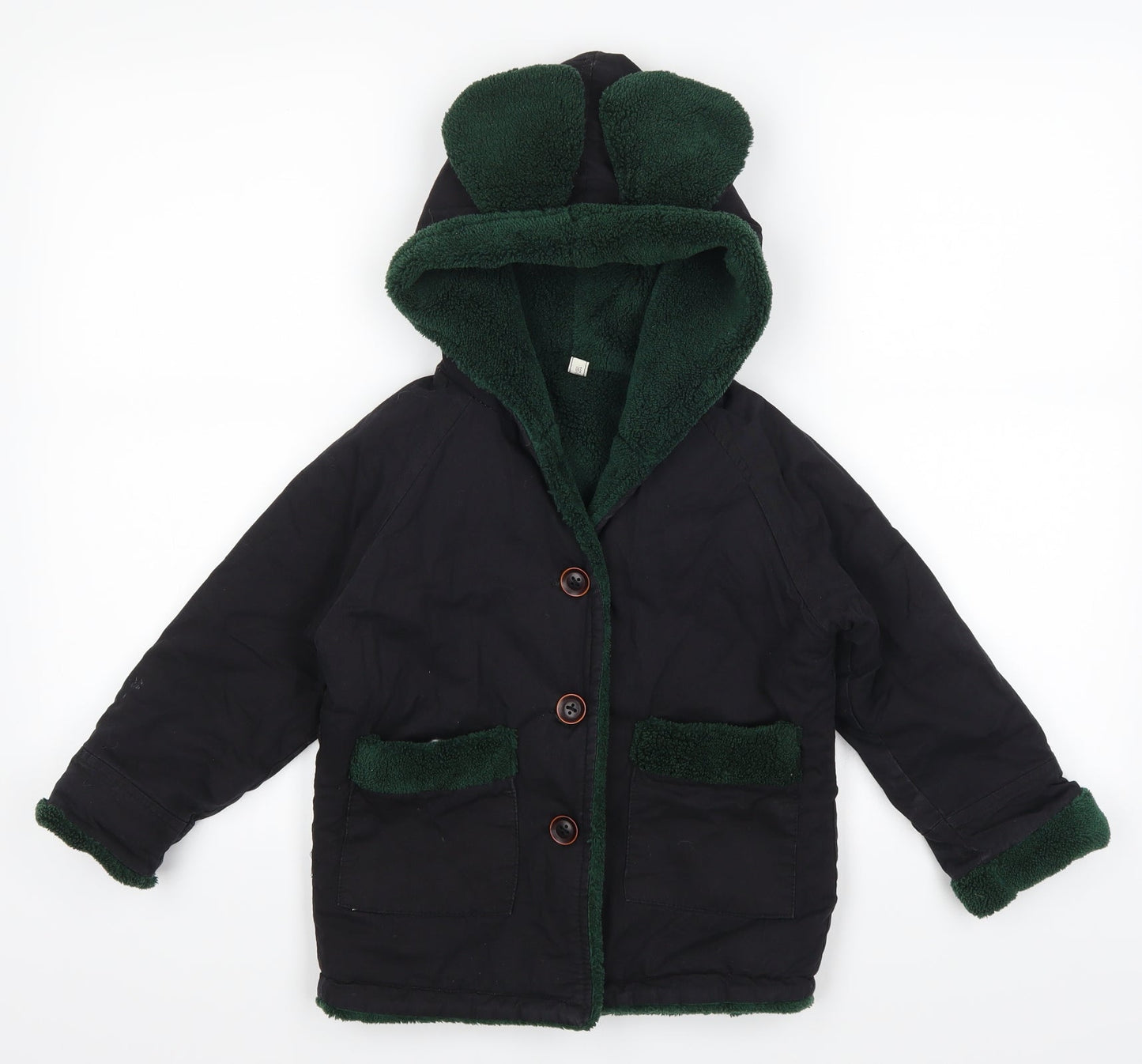 ss Girls Black   Jacket  Size 8 Years