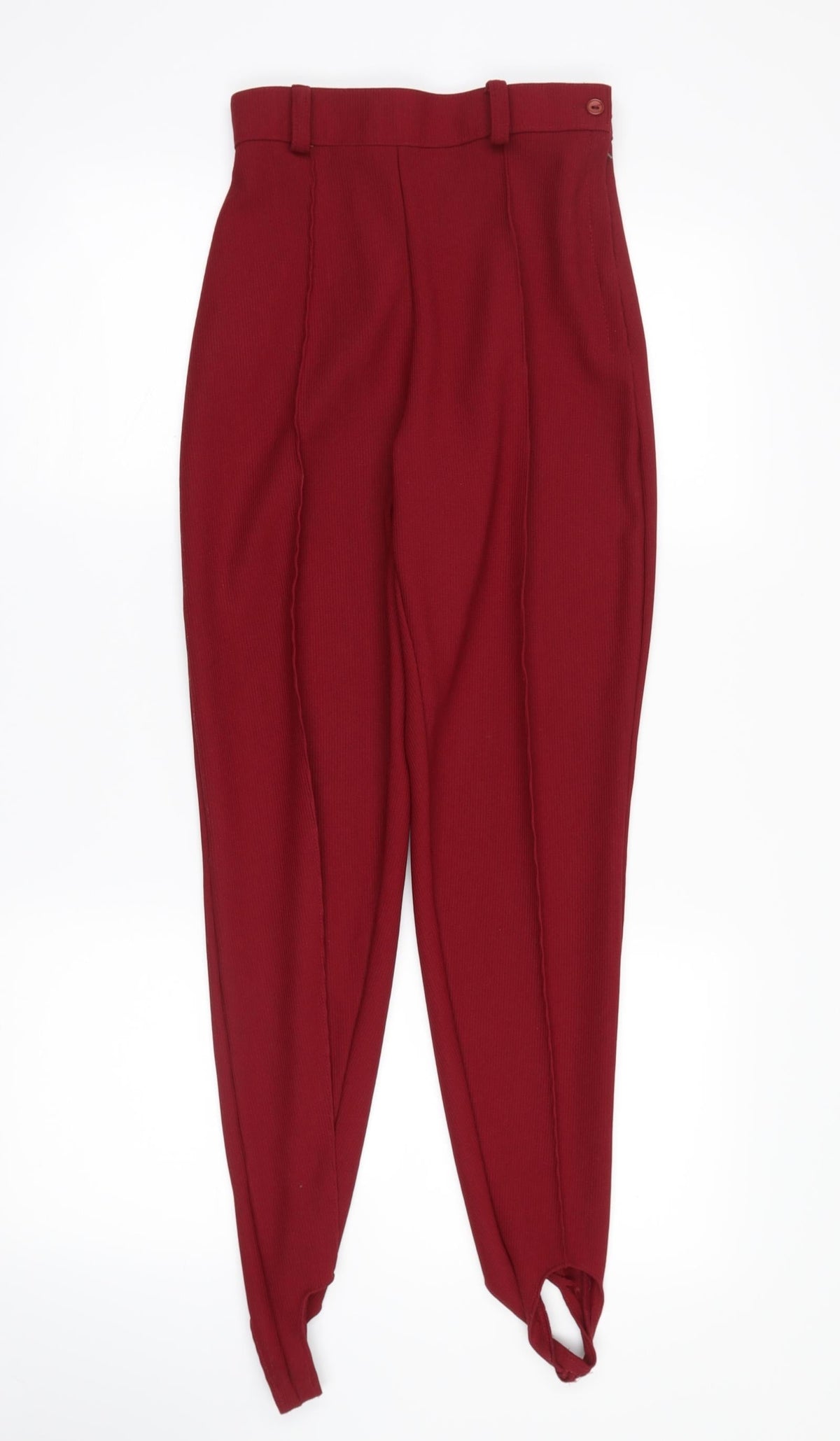no brand Womens Red   Trousers  Size 10 L25 in