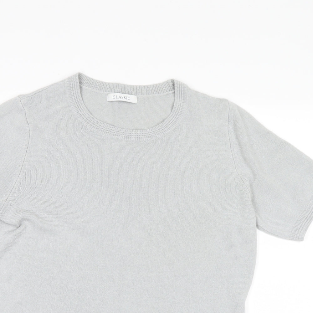 Marks and Spencer Womens Grey   Pullover Jumper Size 8