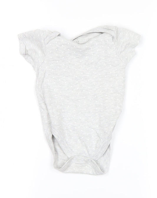 pure nanu  Grey Polka Dot  Babygrow One-Piece Size 12-18 Months  - stars