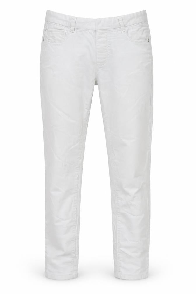 Dorothy Perkins Womens White  Denim Straight Jeans Size 6