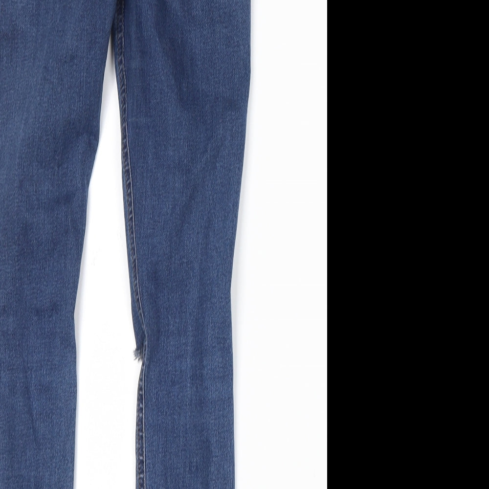 Topshop Mens Blue  Denim Straight Jeans Size 26 in L31 in