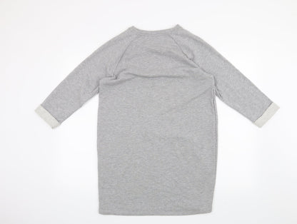 Back view of Tu women’s grey jumper, size UK 8