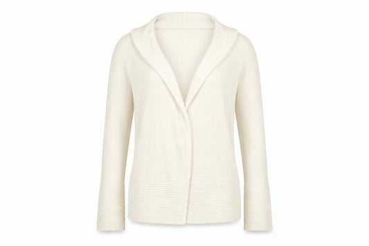 Classic Womens White   Cardigan Jumper Size 8