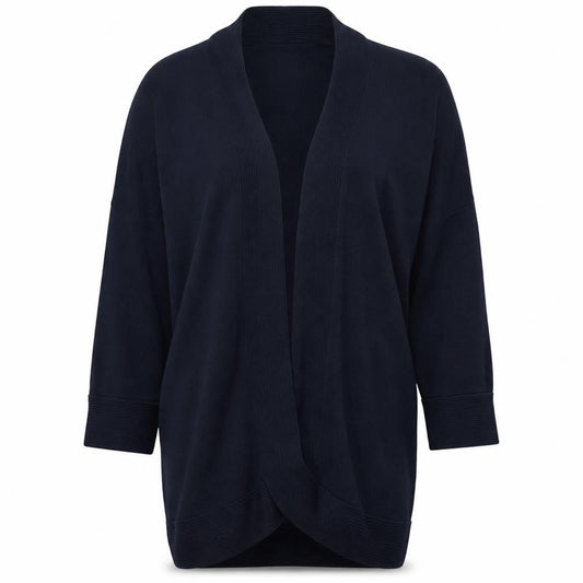 Front view of Wallis women’s blue cardigan jumper, size S