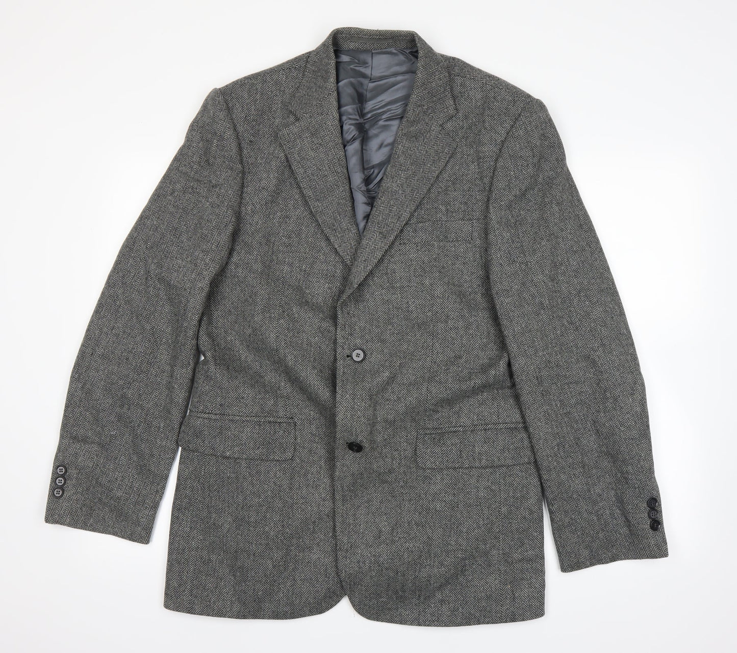 Wellington Mens Grey   Jacket Suit Jacket Size 40