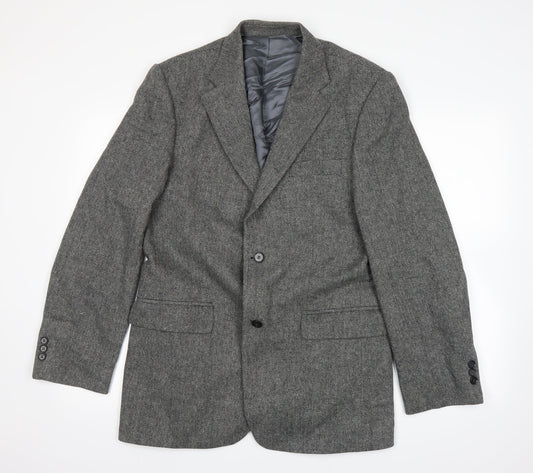 Wellington Mens Grey   Jacket Suit Jacket Size 40