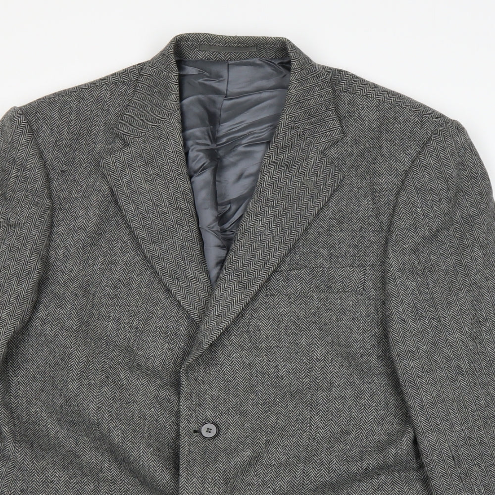 Wellington Mens Grey   Jacket Suit Jacket Size 40