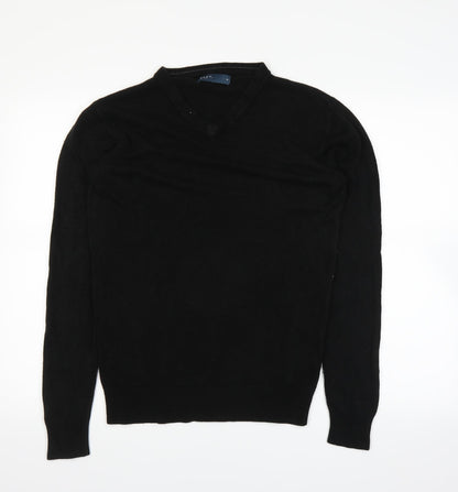 Additional front view of Easy men’s black jumper, size M