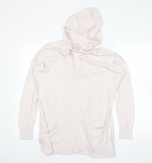 Lounge Womens Pink   Pullover Hoodie Size M