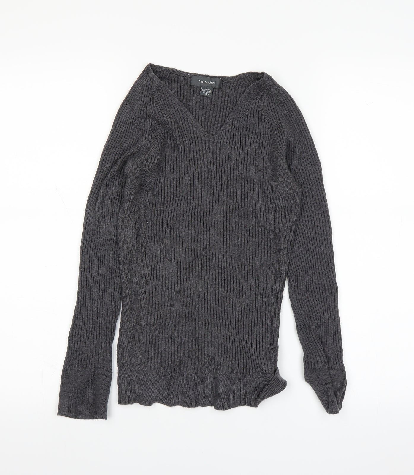 Primark Womens Grey   Pullover Jumper Size L