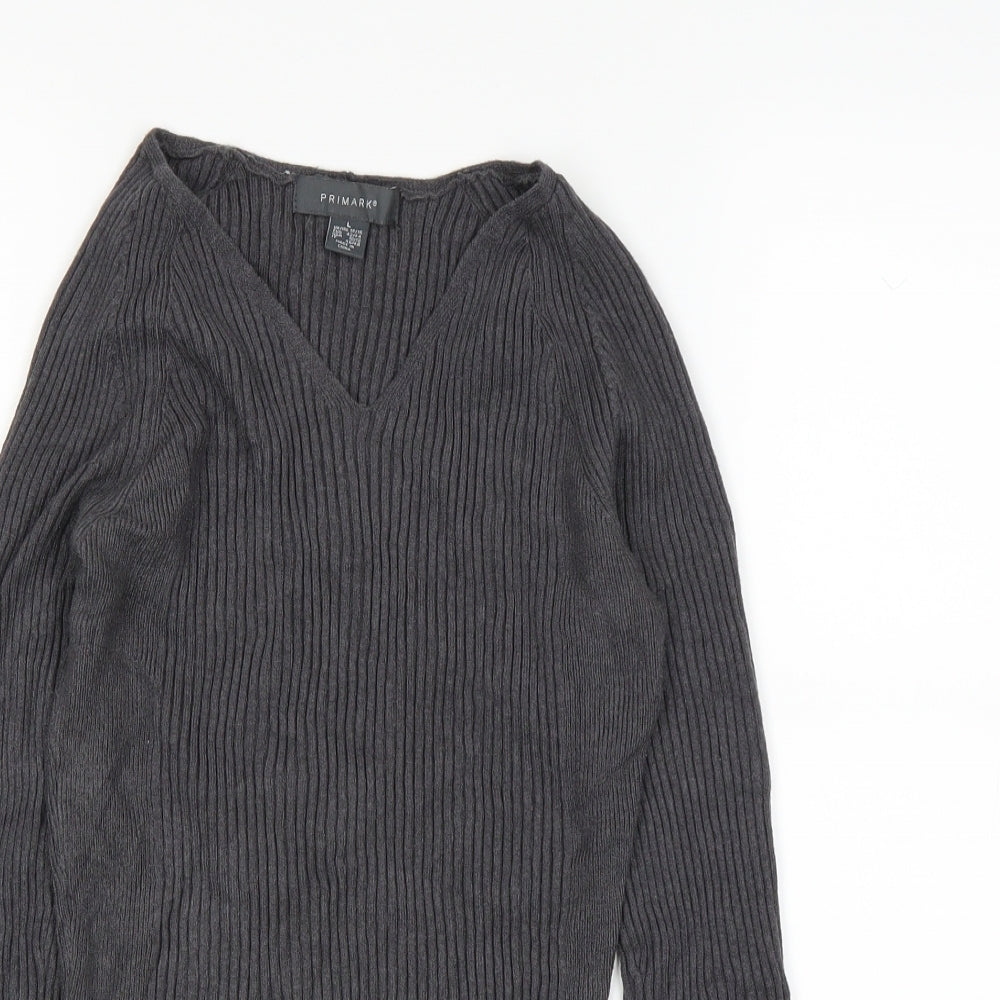 Primark Womens Grey   Pullover Jumper Size L